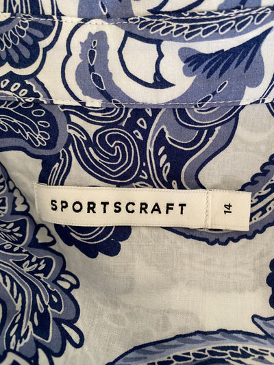 Blue & White Sportscraft Tops, 14