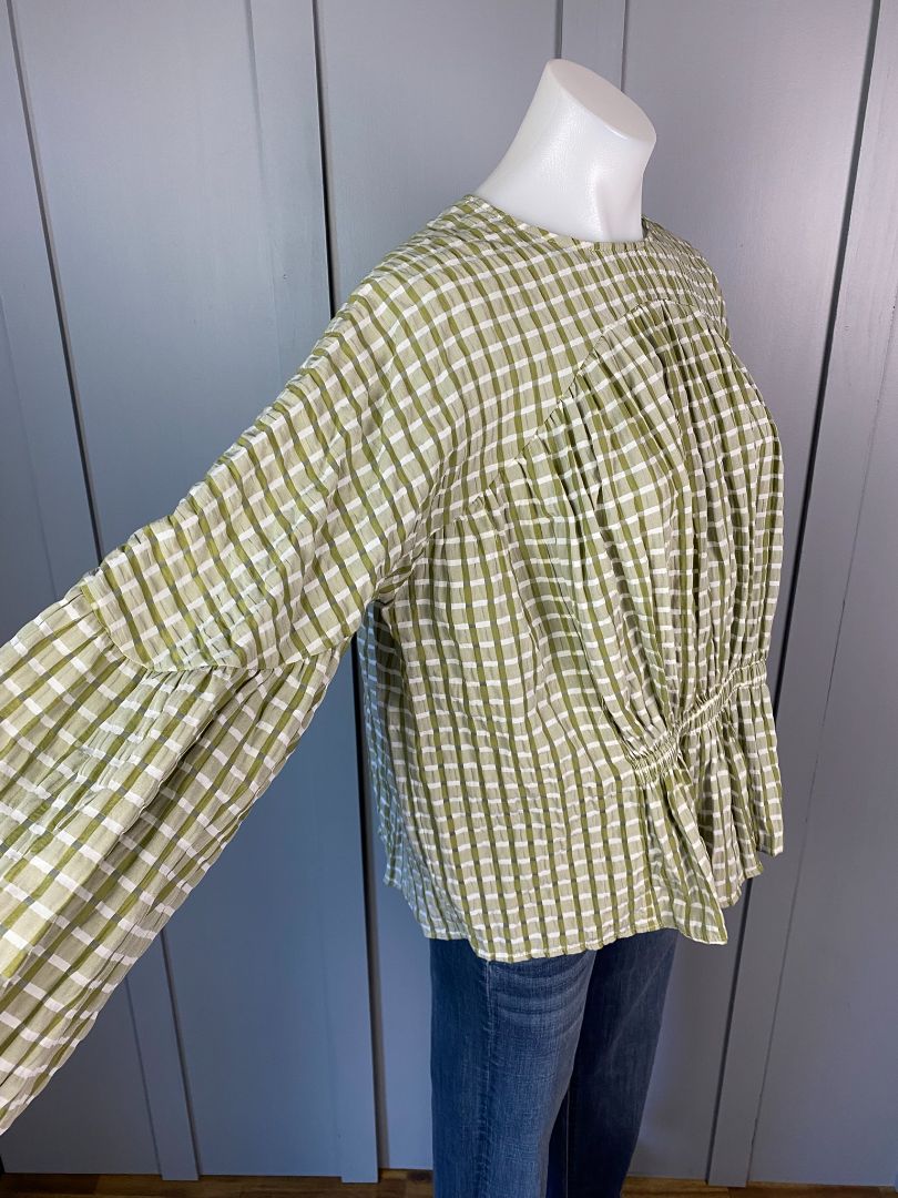 Green Check Et Alia Tops, XS