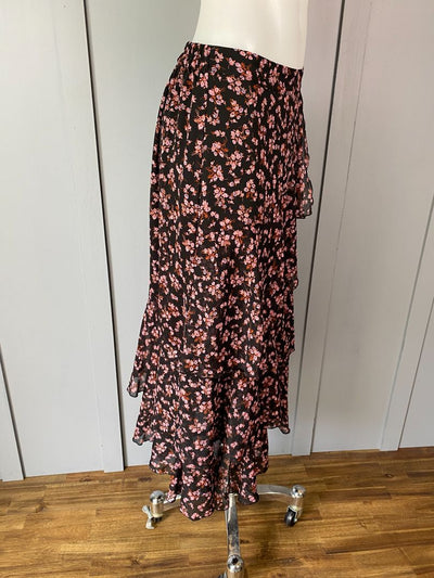 Black floral Decjuba Skirts, 8