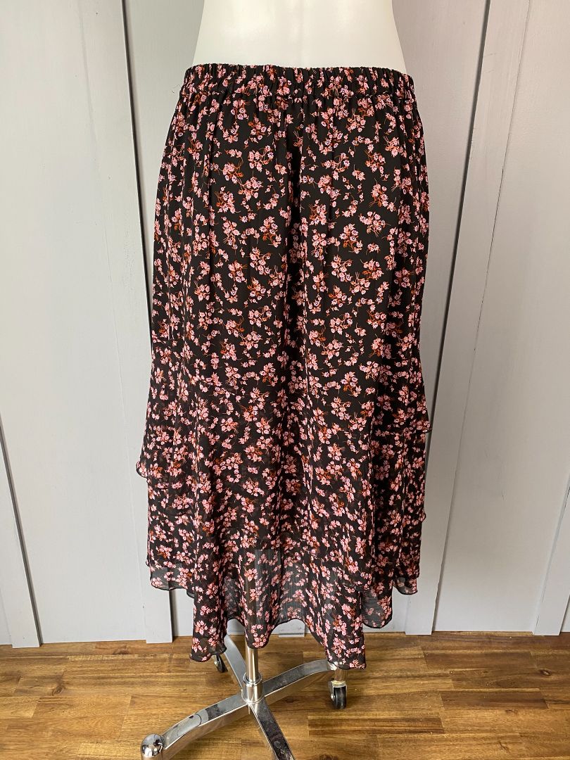 Black floral Decjuba Skirts, 8