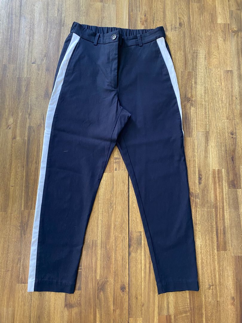 Navy/White stripe Moochi Pants, 10