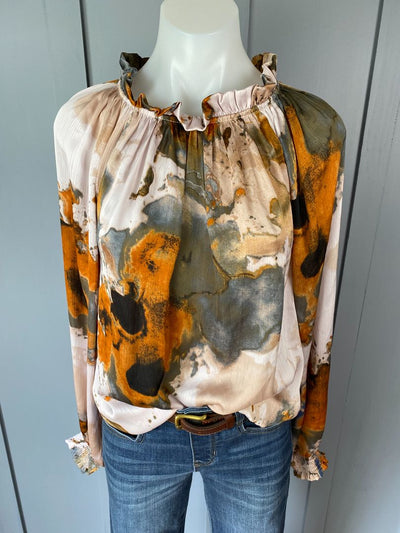 BNWT Multi print Amaya Tops, 12