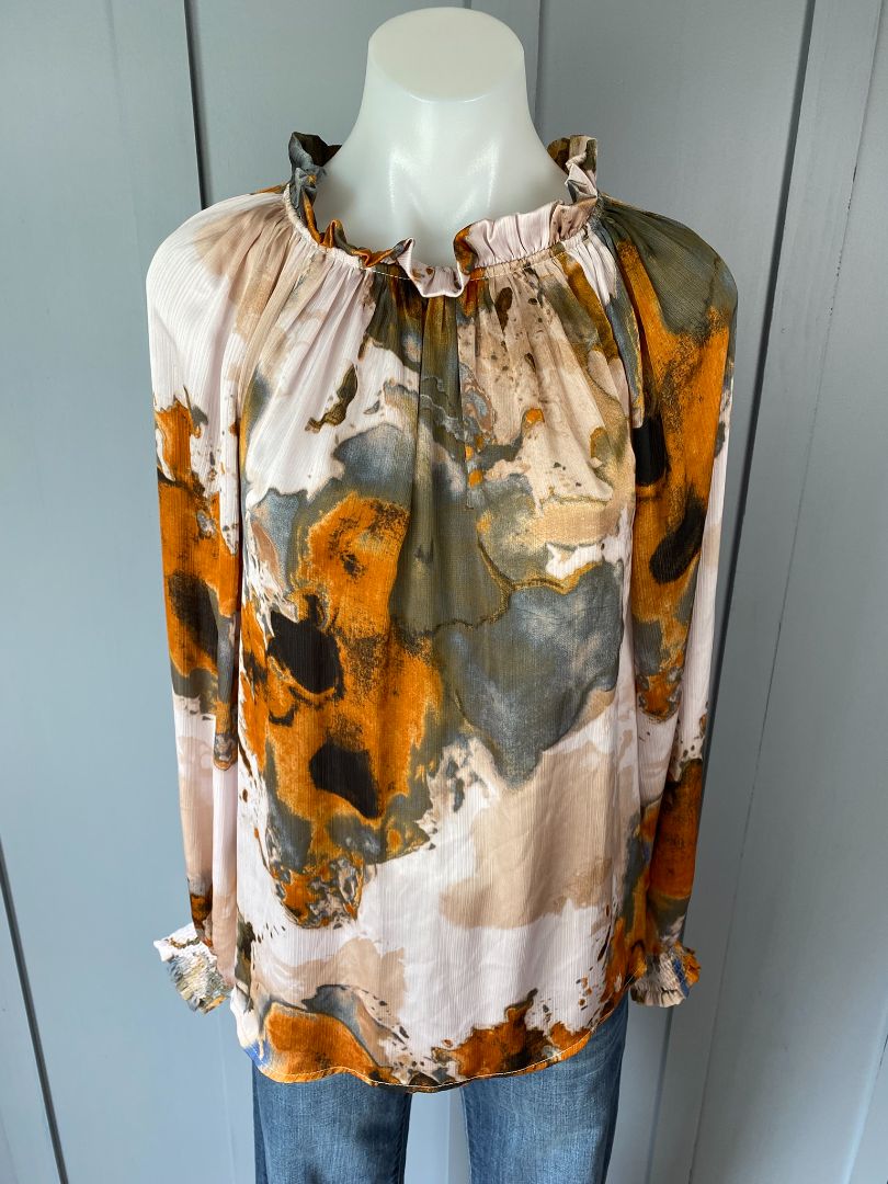 BNWT Multi print Amaya Tops, 12