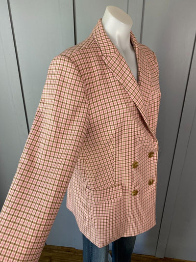 Pink check Decjuba Blazer, 12
