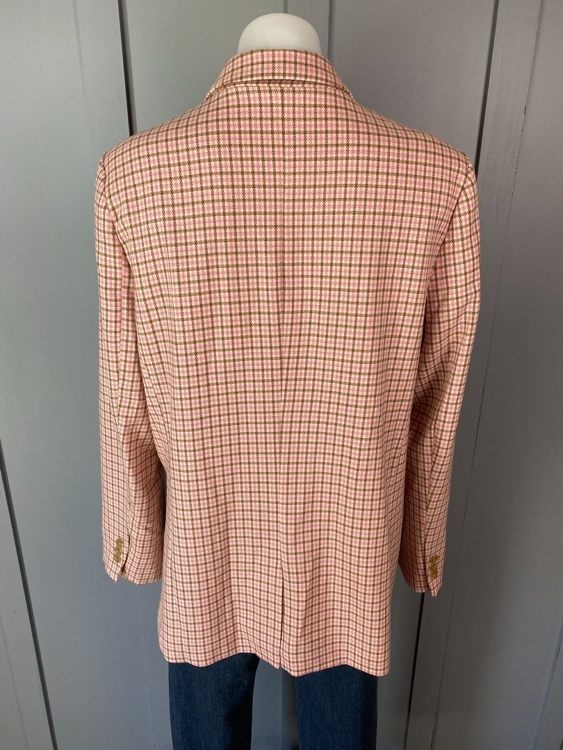 Pink check Decjuba Blazer, 12