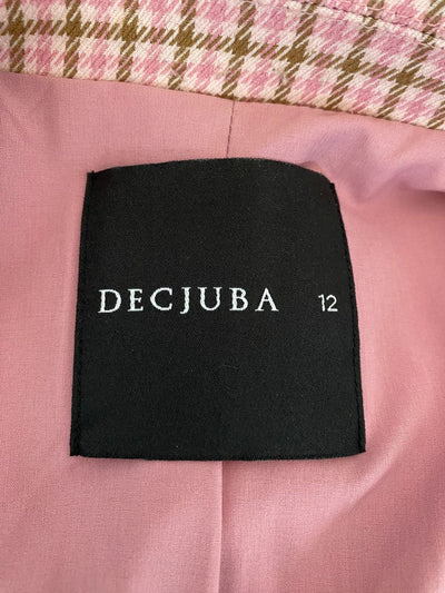 Pink check Decjuba Blazer, 12