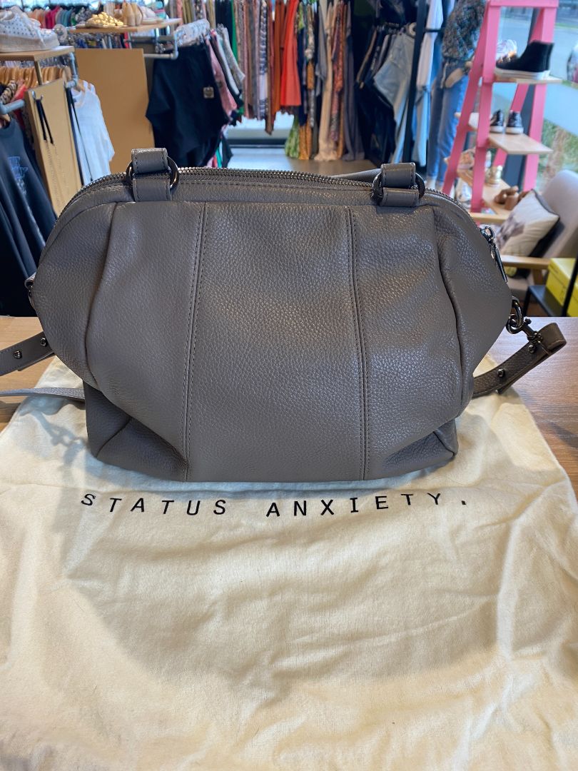 Mushroom Status Anxiety Bag, 36cm w x 29cm h x 18 d