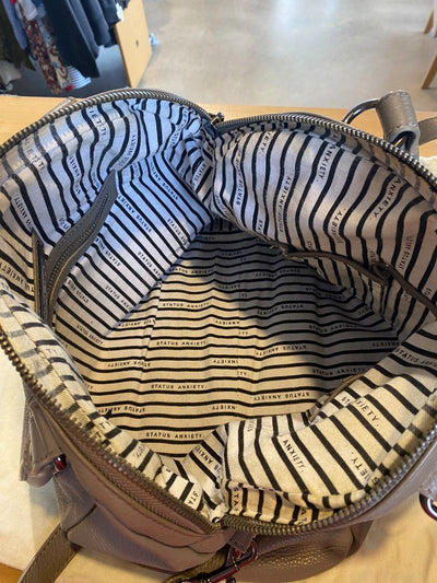Mushroom Status Anxiety Bag, 36cm w x 29cm h x 18 d