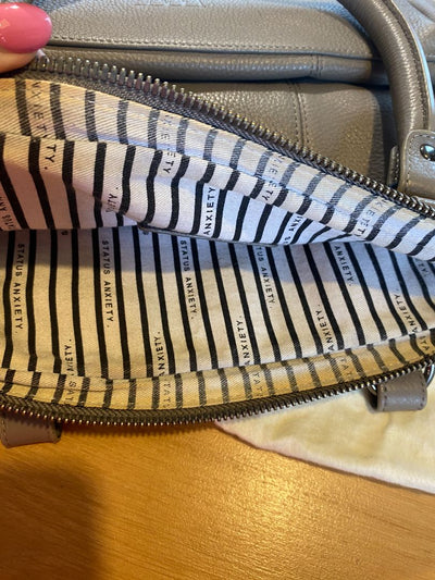 Mushroom Status Anxiety Bag, 36cm w x 29cm h x 18 d