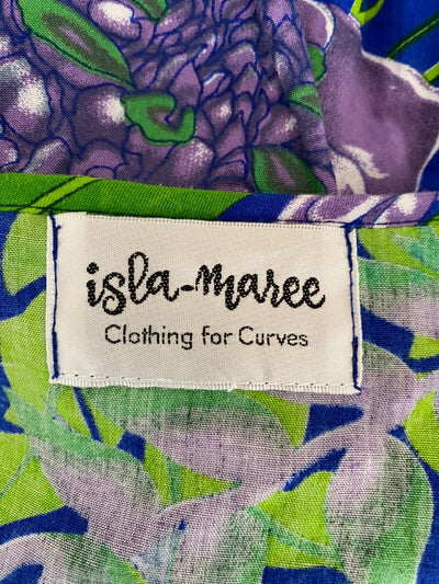 Multi print Isla Maree Dress, XXL
