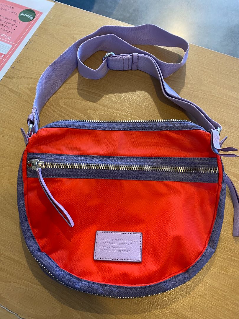 Orange & Purple Marc Jacobs Bag, 31cm w x 21cm h