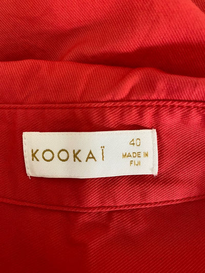 Red Kookai Shirt, 40