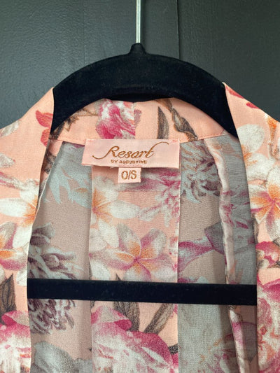 Pink Floral Resort by Augustine Kimono, O/S