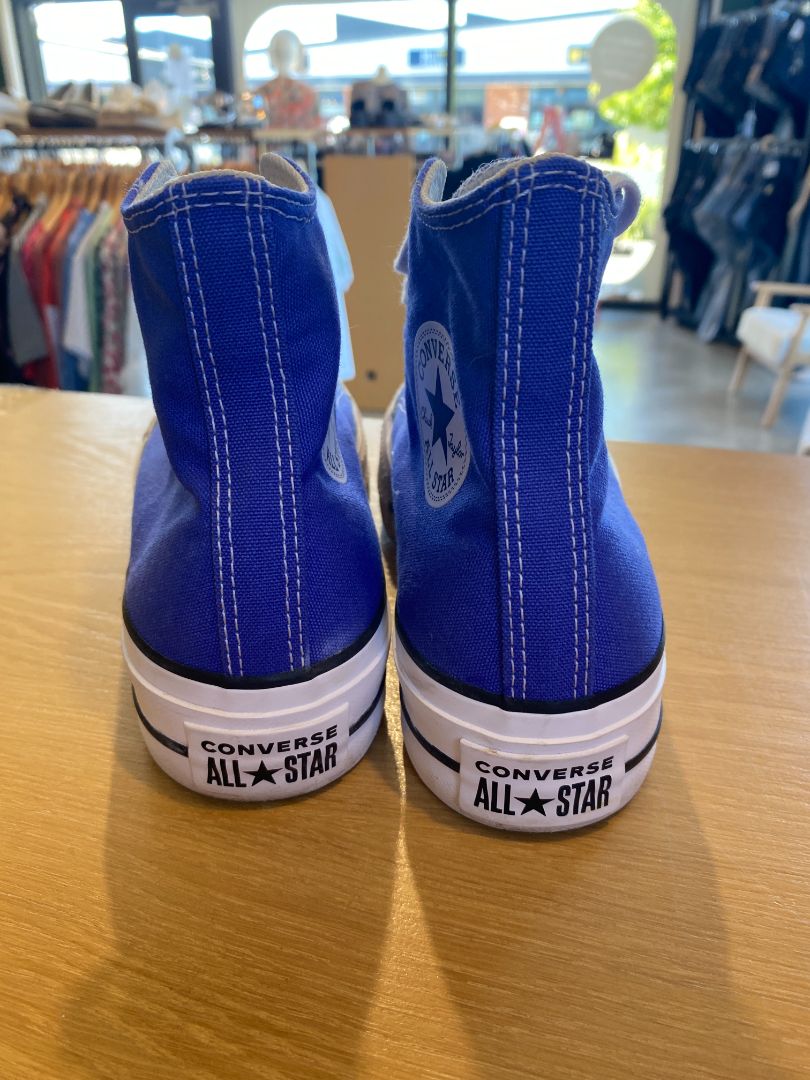 Blue Converse Hi Tops, 37.5