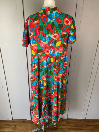 Multi print Boho Dress, M