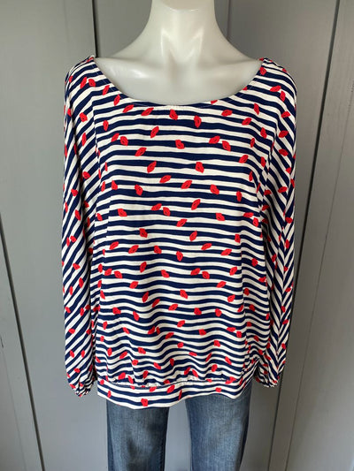 Navy & White Molly Bracken Tops, XL