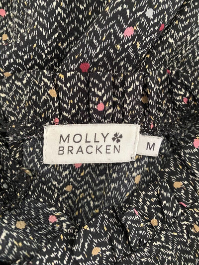 Black & multi print Molly Bracken Tops, M