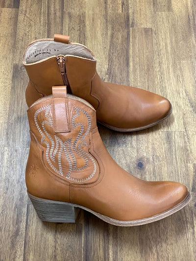 Tan Fly London Ankle Boots, 39
