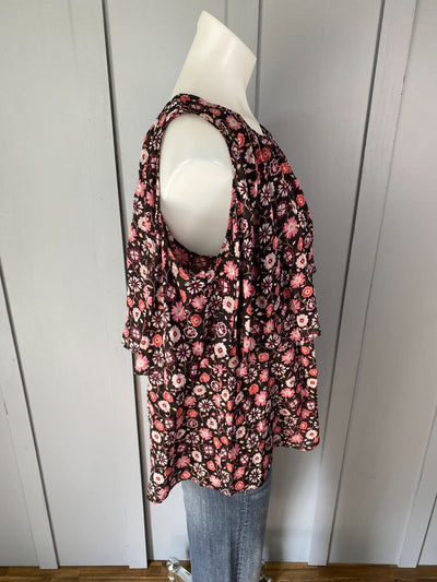 Black floral Kate Spade Tops, XS