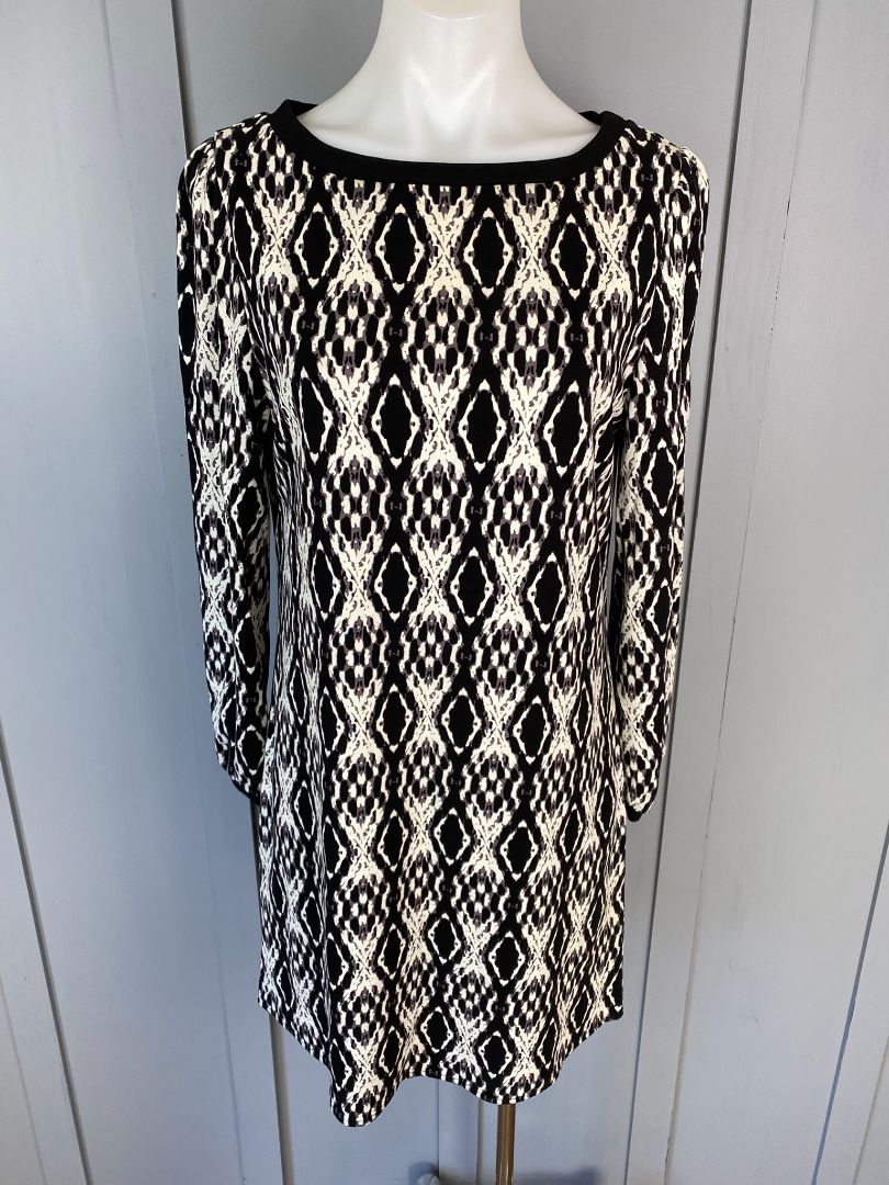 Black & White print Ellis & Dewey Dress/Tunic, S