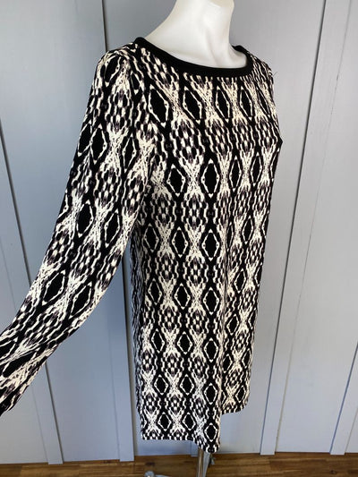 Black & White print Ellis & Dewey Dress/Tunic, S