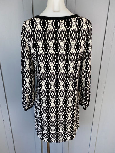 Black & White print Ellis & Dewey Dress/Tunic, S