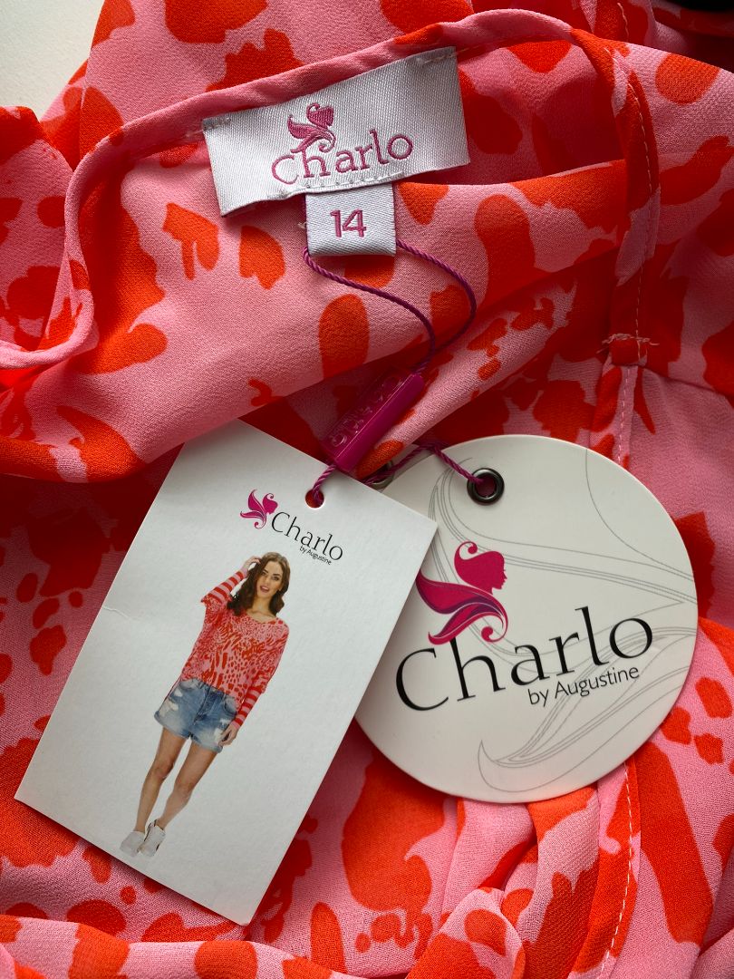 BNWT Pink & Red Charlo Tops, 14