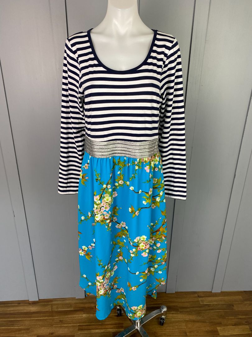 BNWT Stripe & Floral Augustine Dress/Tunic, L