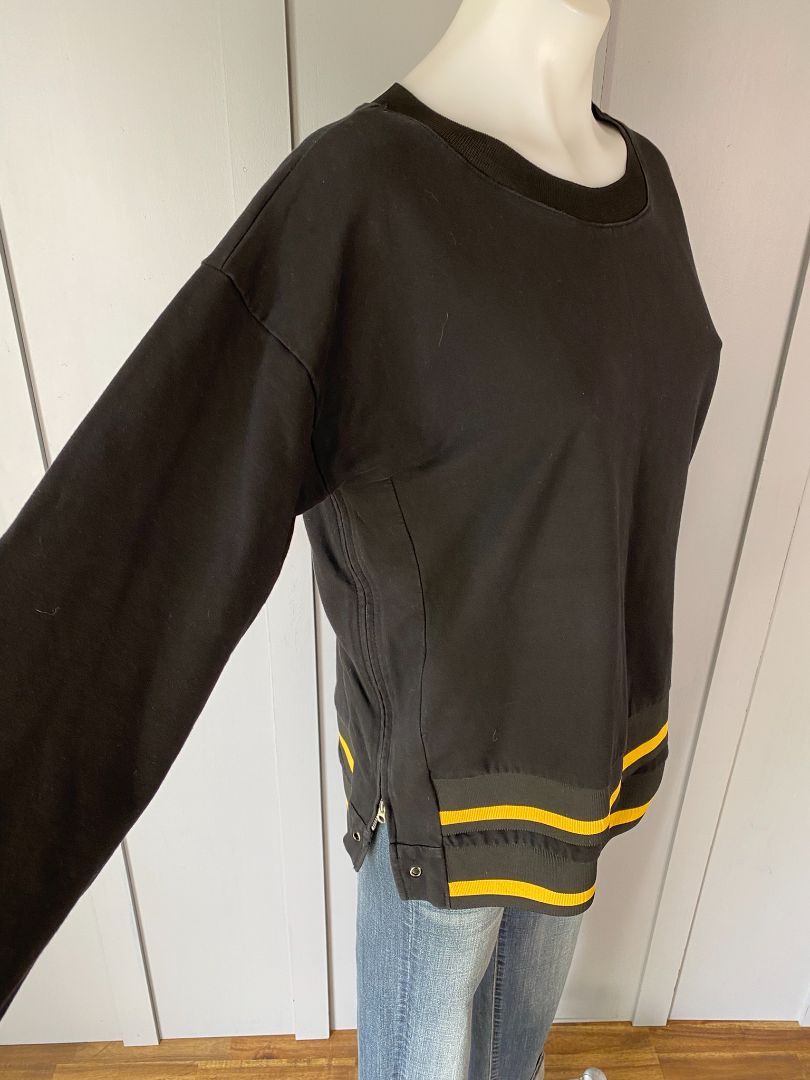Black/Gold stripe Seduce Top, 10