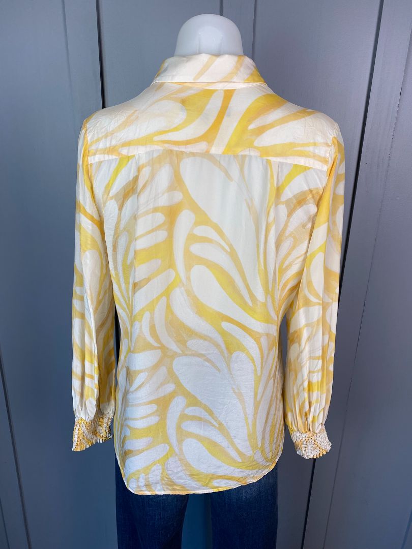 White & Yellow Cable Melbourne Shirt, 8