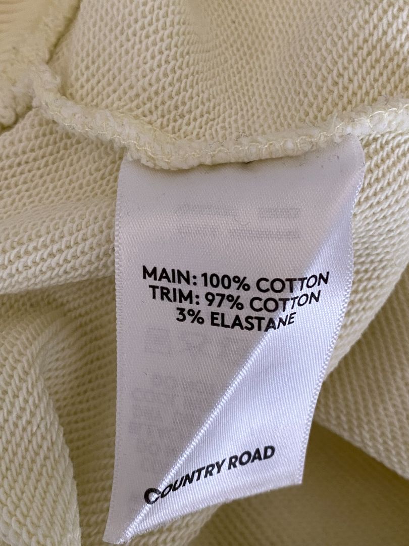 Cream Country Road Sweatshirt, M