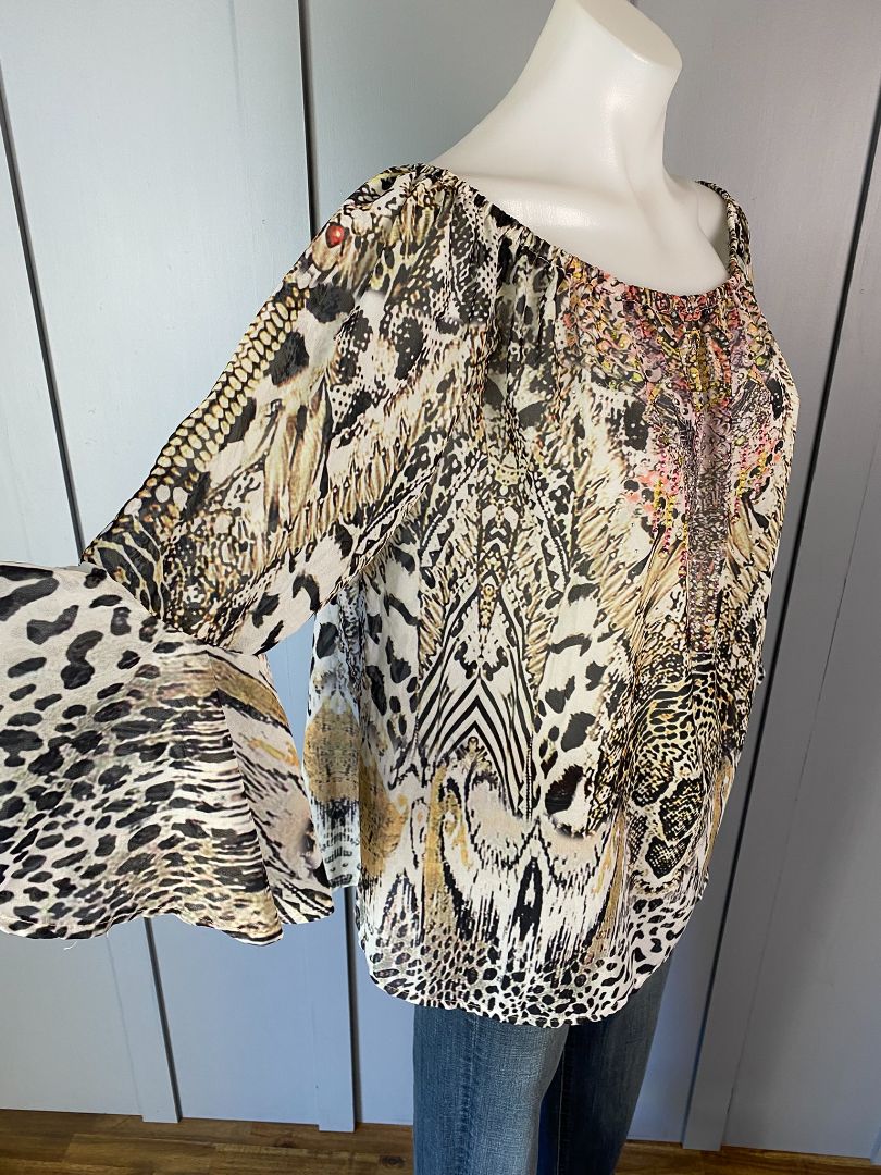 Multi print Spicy Sugar Top, 14