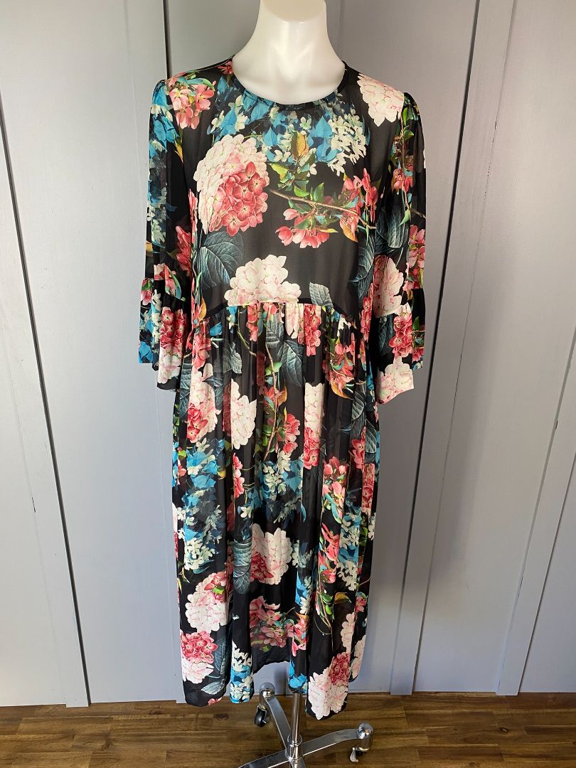 Multi floral Gloss Dress, 12