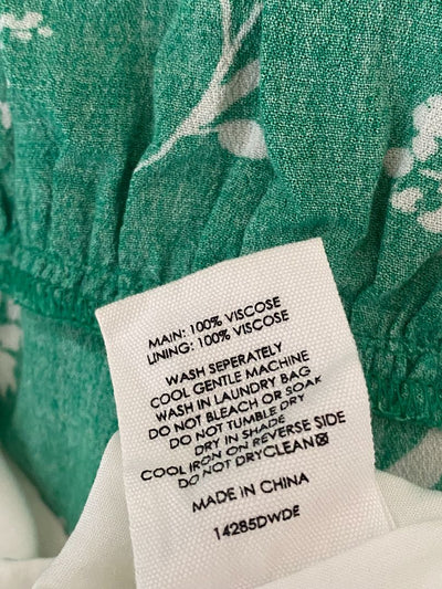 Green & White print Decjuba Dress, 8