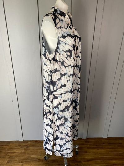 Blue, White & Pink Cabi Dress, L