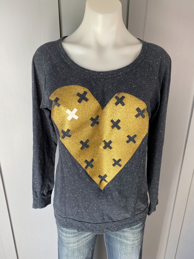Blue & Gold Carrutherbury & Co Top, XS
