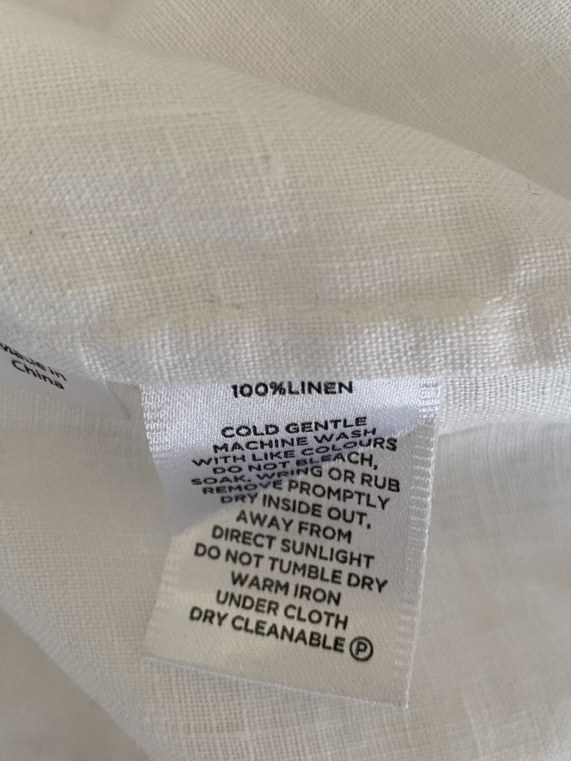 WHite & blue Sports Craft Tops, XL