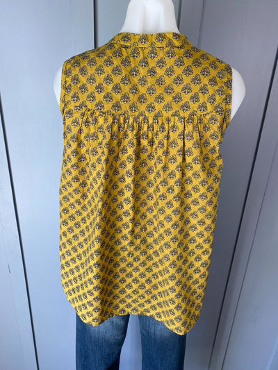 Yellow & Black Maha She Tops, S