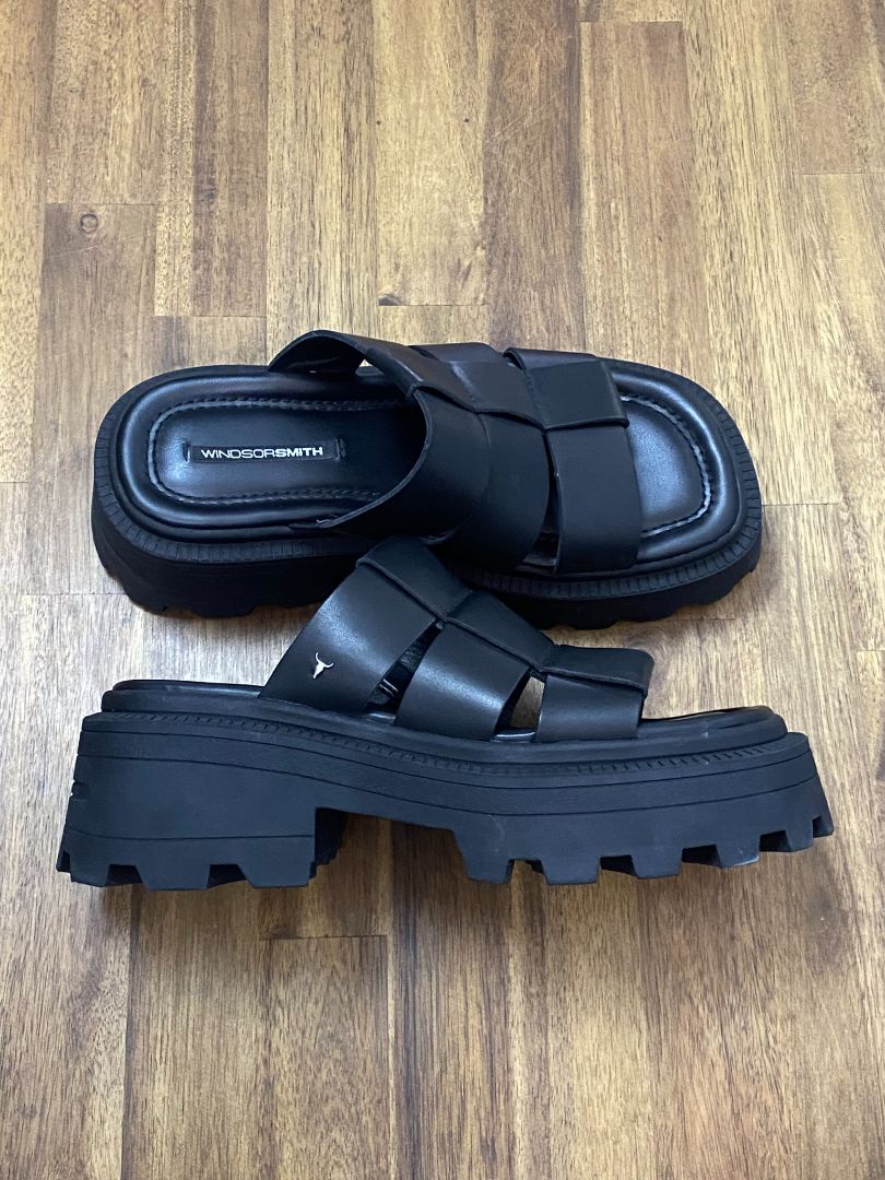 Black Windsor Smith Shoes, 37