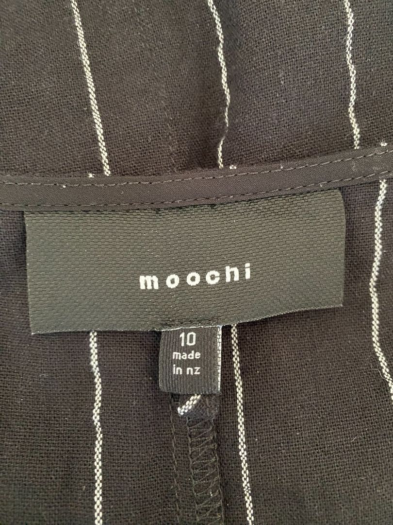 Black/White pinstripe Moochi Dress, 10