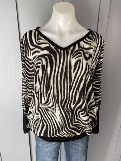 Zebra print Orlando Tops, S