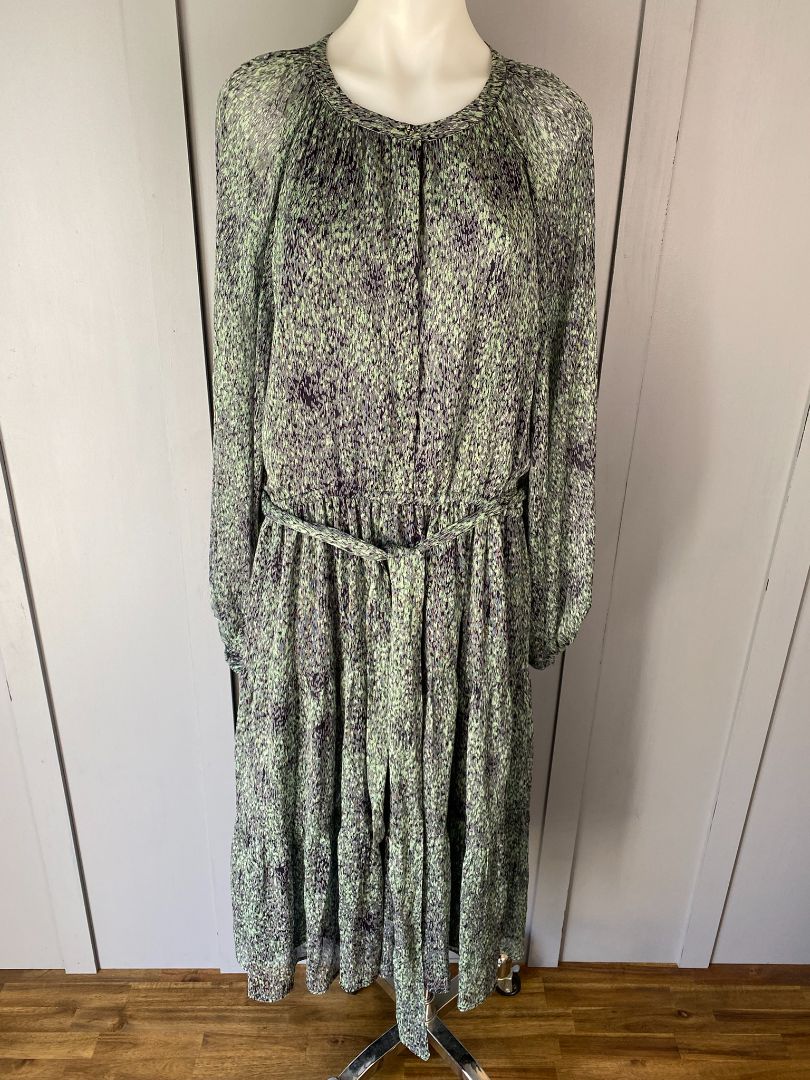 Green & Blue print Seeking Lola Dress, 16