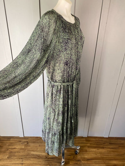 Green & Blue print Seeking Lola Dress, 16