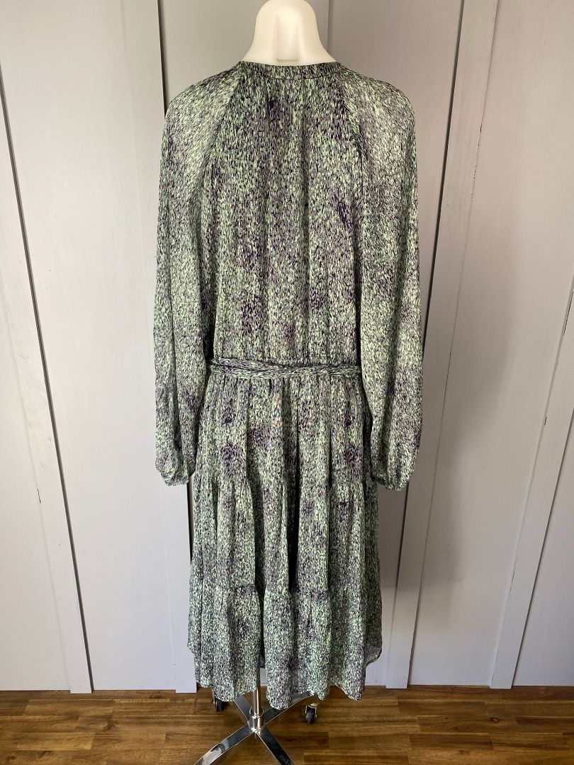 Green & Blue print Seeking Lola Dress, 16