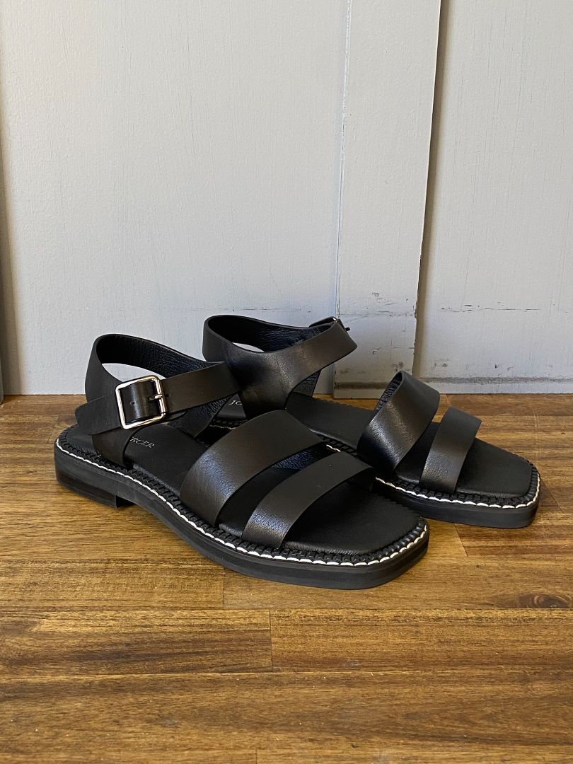 Black Jo Mercer Sandals, 36