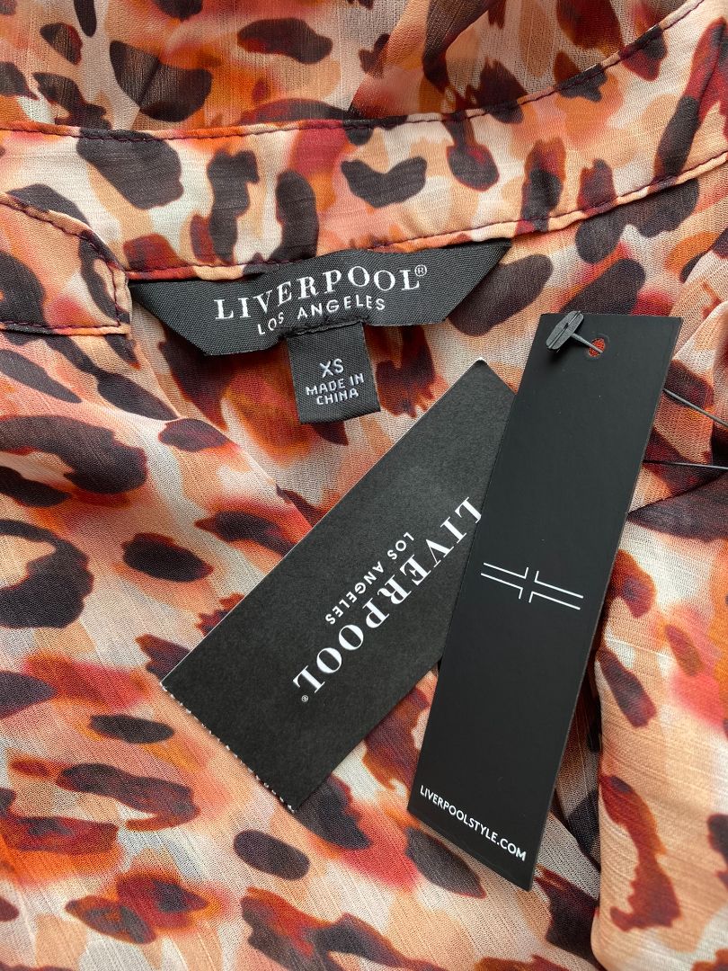 BNWT Animal print Liverpool Tops, XS