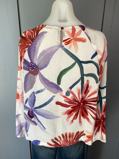 Multi print Nancybird Silk Top, M