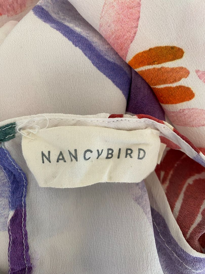 Multi print Nancybird Silk Top, M