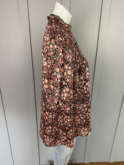 BNWT Black floral Gloss Tops, 8