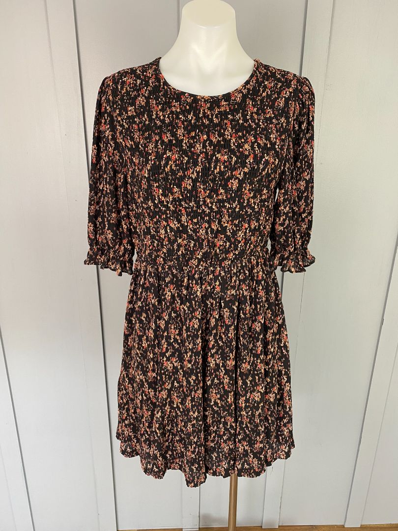 Black floral Forever New Dress/Tunic, 8